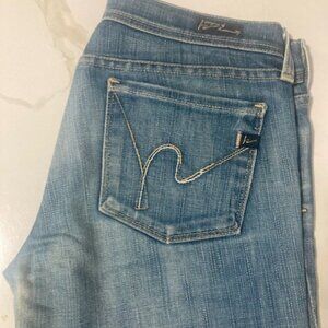 Womens Citizens of Humanity Ingrid stretch low waist distressed faded jeans 26